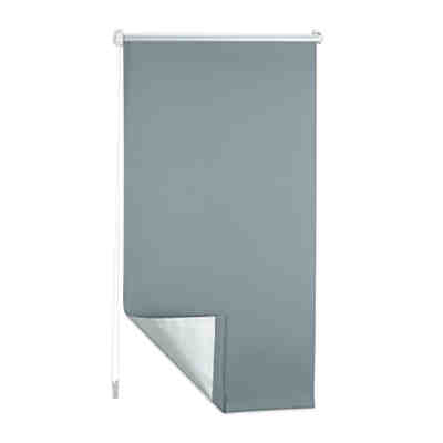 2 x Verdunkelungsrollo grau 60x160 cm 2