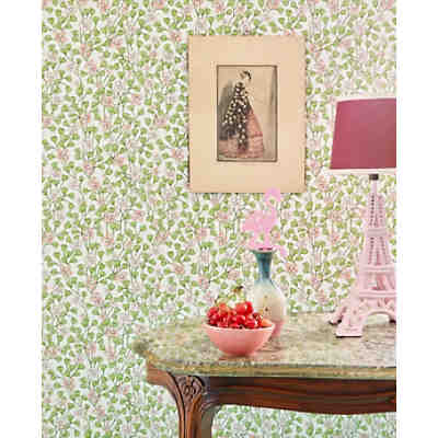 Vliestapete Eijffinger RICE II, Blumenmeer, creme, 10 m x 52 cm 2