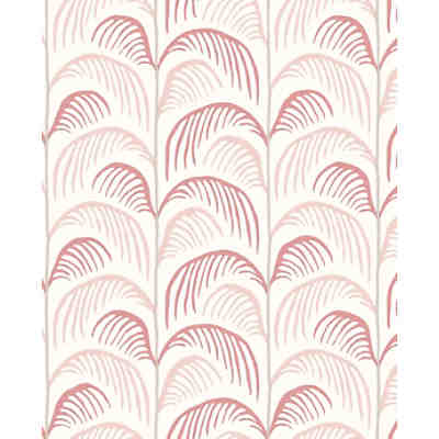 Vliestapete Eijffinger MINI ME, Blätter, rosa, 10 m x 52 cm
