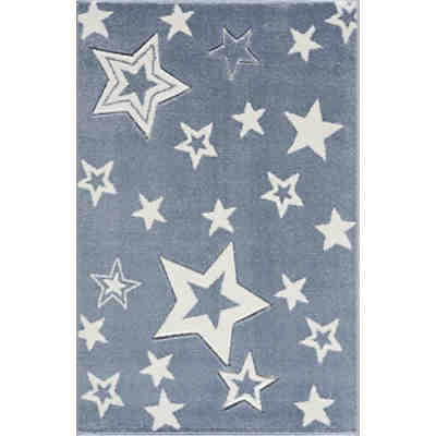 Kinderteppich, GALAXY blau/weiss, 160 x 230 cm