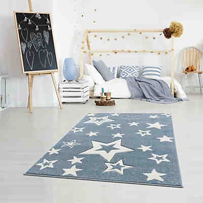 Kinderteppich, GALAXY blau/weiss, 160 x 230 cm 2