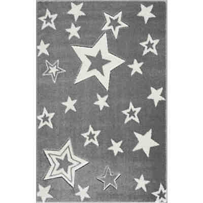 Kinderteppich, GALAXY silbergrau/weiss, 120 x 180 cm