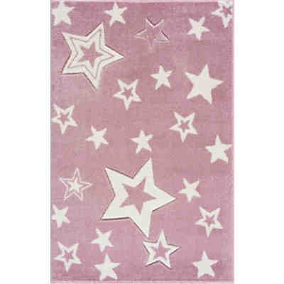 Kinderteppich, GALAXY rosa/weiss, 120 x 180 cm