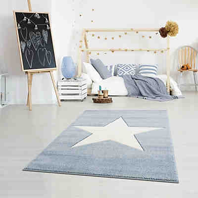 Kinderteppich, SHOOTINGSTAR blau/weiss, 120 x 180 cm 2