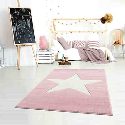 Kinderteppich, SHOOTINGSTAR rosa/weiss, 160 x 230 cm 2