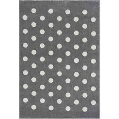 Kinderteppich, CONFETTI silbergrau/weiss, 100 x 160 cm