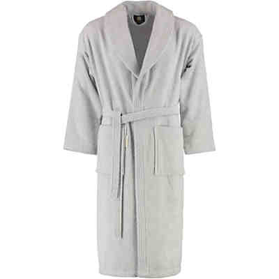 Bademantel unisex Schalkragen Sir & Lady perlgrau - 11 Bademäntel