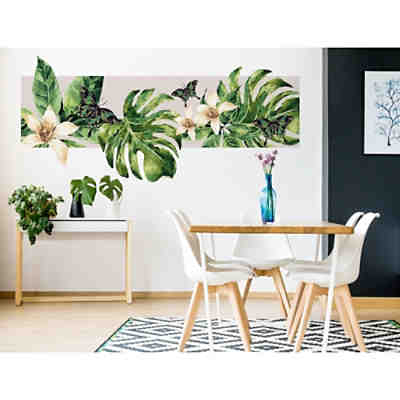 Wandtattoo Blumen Aquarell Wandbanner Lilien Wandtattoos 2