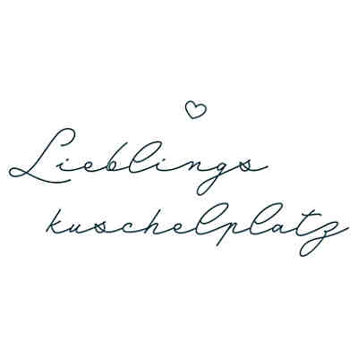 Wandtattoo Lieblingskuschelplatz Wandtattoos