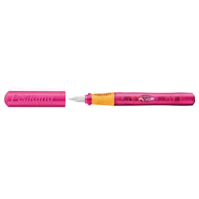 Schulfüller Pelikano Junior P68, L, pink transzulent, Faltschachtel mit 1 Stück