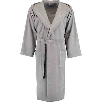 Bademantel unisex Kapuze Baronesse kiesel - 85 Bademäntel