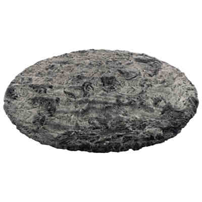 Luxus Super Soft Fellteppich Aspen Rund Meliert Kunstfelle