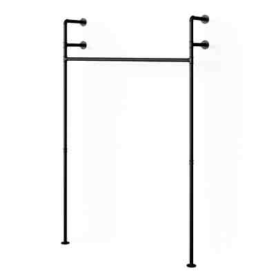 Loft Kleiderstange ILIARA Garderobe Kleiderschrank offen begehbar 120 cm 2