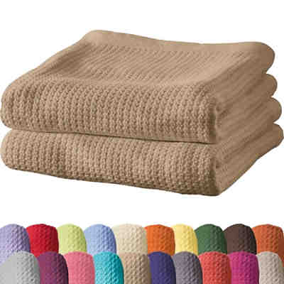 Sommer-Decke 2er-Pack Baumwolle 2