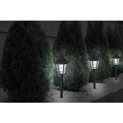 3er-Set LED Solar-Leuchte mit Erdspieß, auch als Wandleuchte nutzbar 2