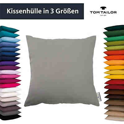 Kissenhülle mit Reißverschluss 40 x 40 cm Dove pflegeleichte Baumwolle 2