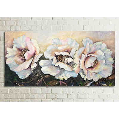 Gemälde YS-Art Gemälde für das interieur, Leinwand auf Keilrahmen, "Pfingstrosen" PS 091 2