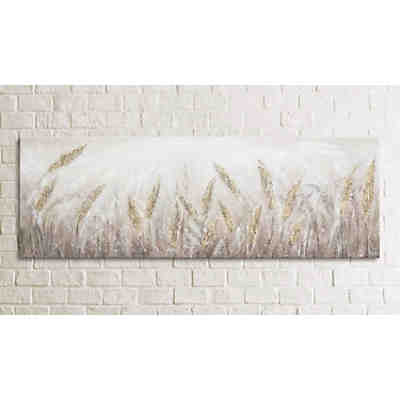 Gemälde Acryl "Dämmerung" handgemalt auf Leinwand 150x50 cm 2