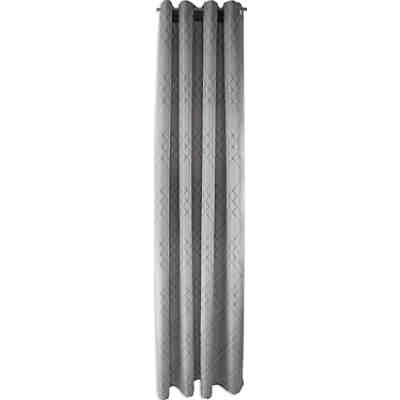 Ösenschal Seitenschal Vorhang 140x245 cm Braun Grau Uni Blickdicht Ösenvorhang "2519"