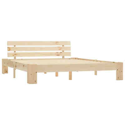 Kiefer Massiv Bettgestell Holzbett Bett Doppelbett mehrere Auswahl Bettgestell 2