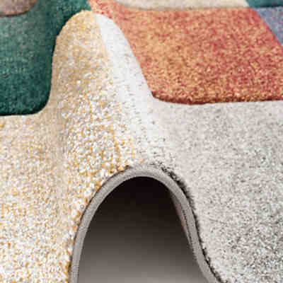 Designer Teppich Maui Rost Karo Teppiche 2