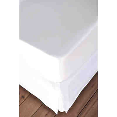 Spannbettlaken Mako Cotton Feinjersey 100x200 cm weiß