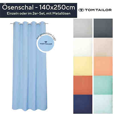 Ösenvorhang UNI Design blickdicht 140x250cm DOVE SIGNATURE blickdicht 2