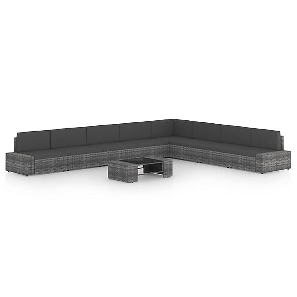 Gartenmöbel Kissen Poly Rattan Sofa Lounge Sitzgruppe mehrere Auswahl Garten-Lounge-Set