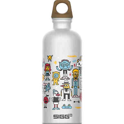 Alu-Trinkflasche MYPLANET TRAVELLER Friends, 600 ml, aus recyceltem Aluminim