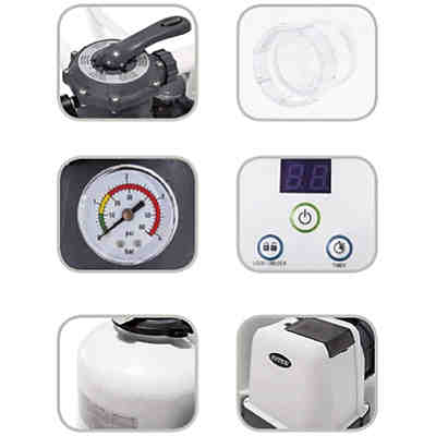 Sandfilterpumpe 26644GS - RCD Sandfilterpumpe - SX1500 (4,5m³l/hr, bis 20m³ Pool) 2