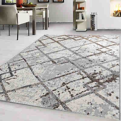 Designteppich Palmas Abstrakt Kurzflor 2