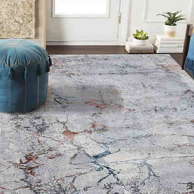 Designteppich Harmony Kurzflor Mamor-Effekt 2