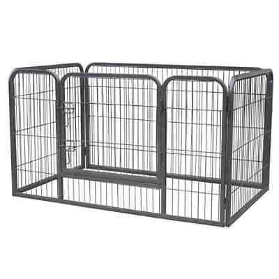 Welpenauslauf Freigehege Tierlaufstall Absperrgitter Hundeauslauf Welpengitter X[124x80x70