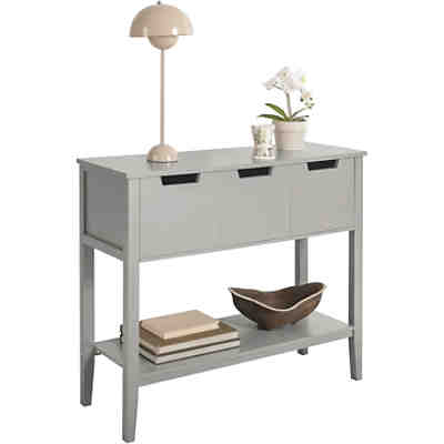 Konsolentisch Beistelltisch Flurtisch mit 3 Schubladen und Fach Sideboard