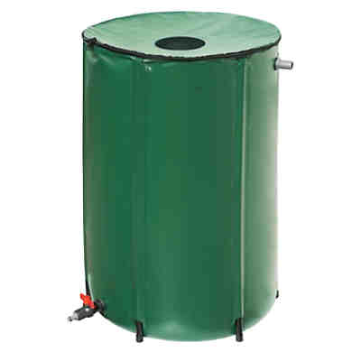 Gartenfreude Aufbewahrung Regentonne 250 Liter faltbar mit Schlauchanschluss
