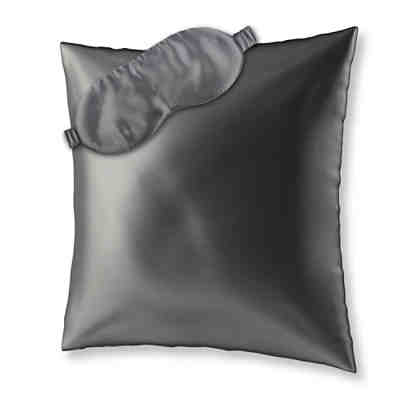 BEAUTY SLEEP SET L Kopfkissenbezug (80x80) und Schlafmaske aus Seide