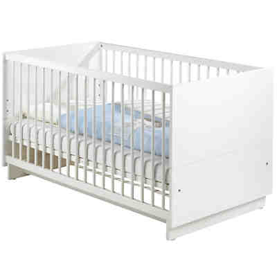Komplett Kinderzimmer FRESH, 3-tlg. (Kinderbett, breite Wickelkommode und 3-türiger Kleiderschrank), Weiß 2