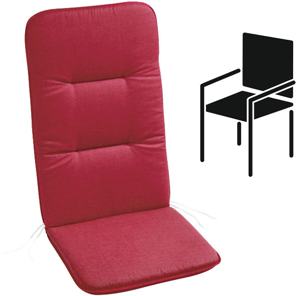 Auflage "Cozy Uni" für Niederlehner Gartenstuhl, 100x50x6 cm