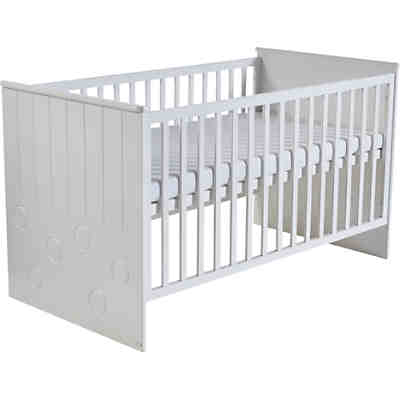 Komplett Kinderzimmer CAMBINO PLAY, 3-tlg. (Kinderbett, Wickelkommode breit und 3-türiger Kleiderschrank), Weiß 2