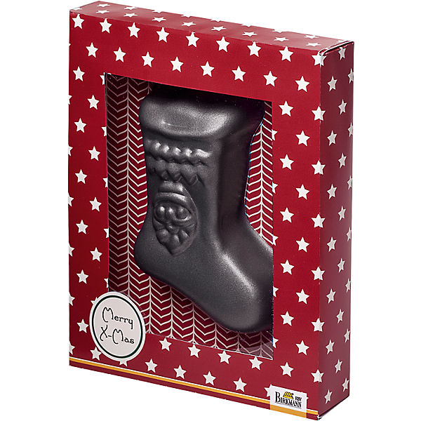 3D-Vollbackform Nikolausstiefel Merry X-Mas