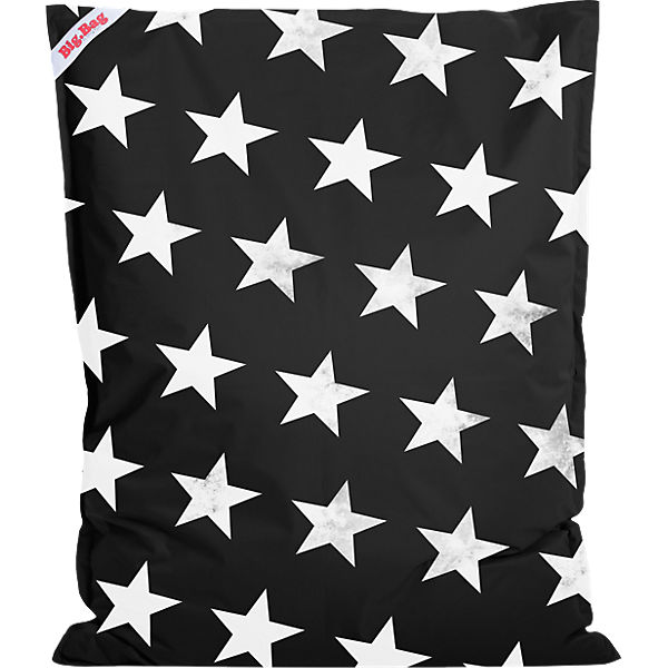 Sitzsack BigBag STARS, 130 x 170 cm, schwarz