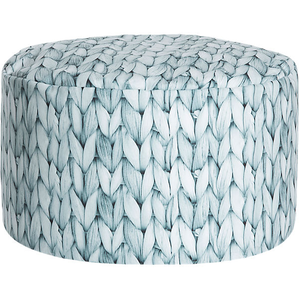 Sitzhocker DotCom BASKET, graublau