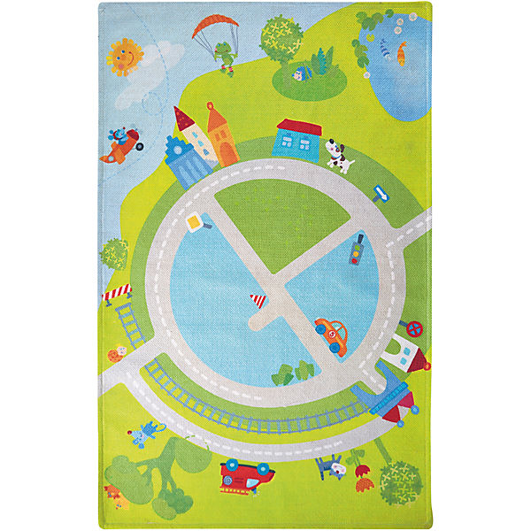 HABA 302029 Kinderteppich Kullerbü, 90 x 140 cm