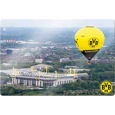 Wandbild BVB Signal Iduna Park Heißluftballon, Glas, 60 x 40 cm