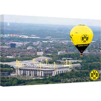 Leinwandbild BVB Signal Iduna Park Heißluftballon, 100 x 70 cm