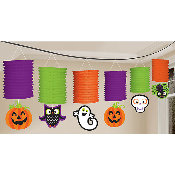 Lampiongirlande Halloween, 3,65 m