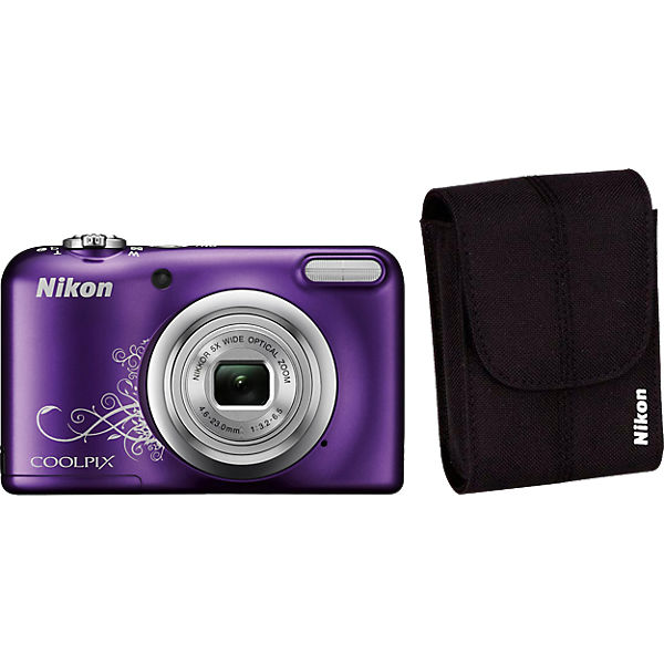NIKON Coolpix A10 Kompakt Kamera, inkl. Tasche, 16,1 Megapixel, 5x opt. Zoom