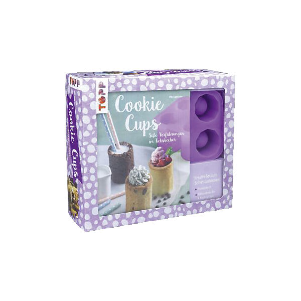 Kreativ-Set Cookie Cups, mit Silikon-Backform
