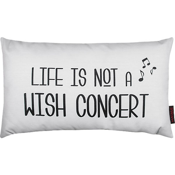 Dekokissen "Denglish Life is not a wish" 30x50 cm