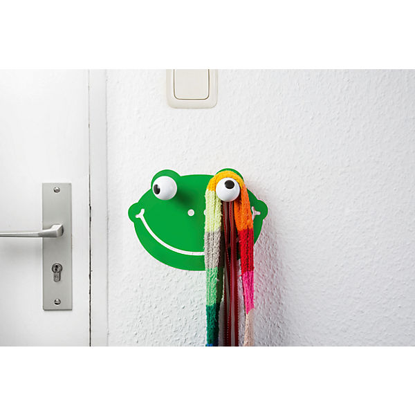 Wandtattoo u. Kleiderhaken "Frosch"